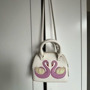 Seed Heritage girls Chic White Mini Bag with Structured Design